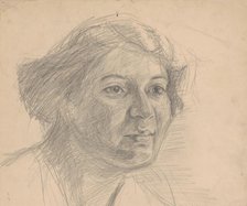 Portrait study, 1905-1915. Creator: Ferdinand Katona.