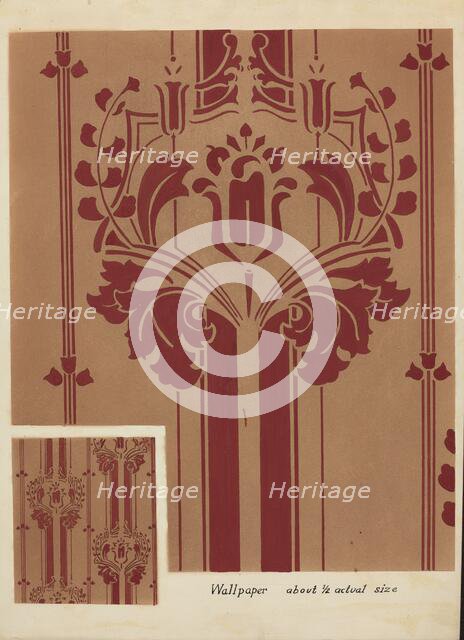 Wall Paper, c. 1936. Creator: Hebilly West.