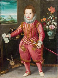 Portrait of Philip de' Medici (1577-1582), ca 1581. Creator: Allori, Alessandro (1535-1607).