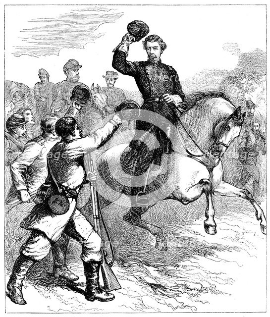 Arrival of General McClellan at Williamsburg, Virginia, 1862 (c1880). Artist: Unknown