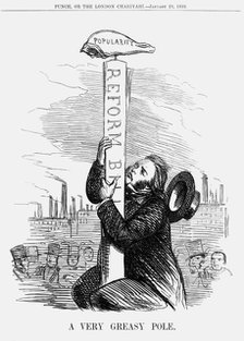 'A Very Greasy Pole', 1859. Artist: Unknown