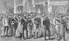 Procession of the Governors of Australia at the Melbourne Exhibition of 1888 (1908). Artist: Unknown.