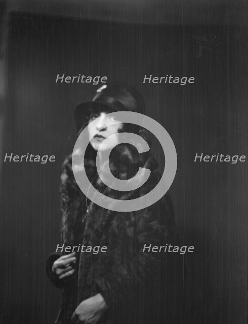 Clark, Miss, portrait photograph, 1928 Creator: Arnold Genthe.