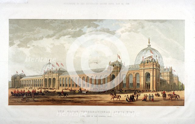 Cromwell Road, Kensington, London, 1862. Artist: Anon