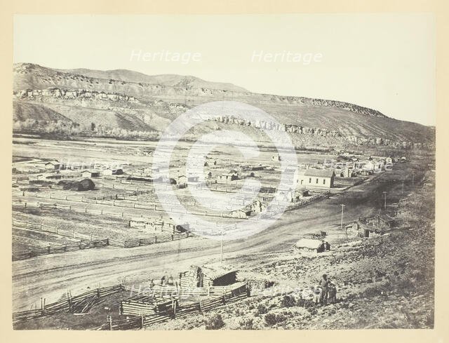 Coalville, Weber Valley, Utah, 1868/69. Creator: Andrew Joseph Russell.