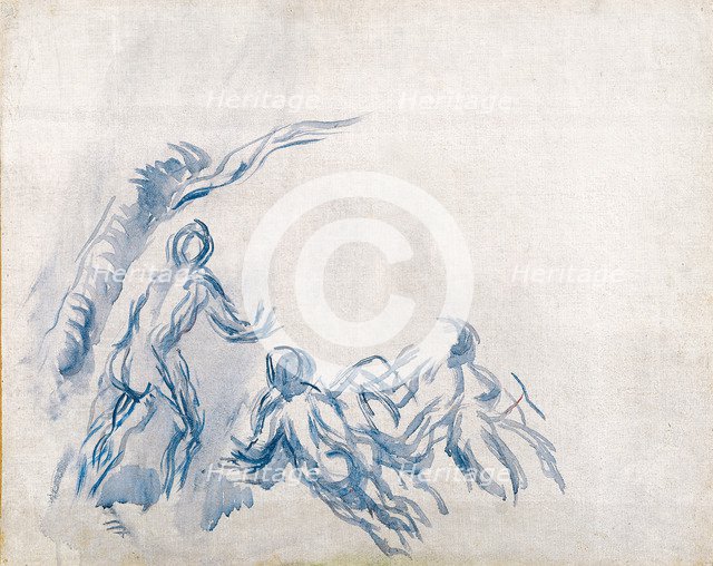Bathers (Baigneuses), 1904-1906. Artist: Cézanne, Paul (1839-1906)