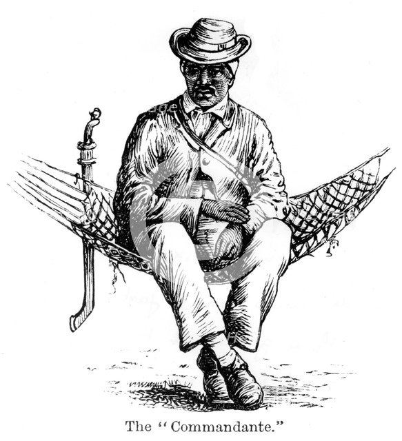 'The 'Commandante'', Santo Domingo, 1873. Artist: Unknown