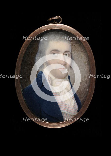 Portrait of a Gentleman with Initials C. B., ca. 1795. Creator: Unknown.