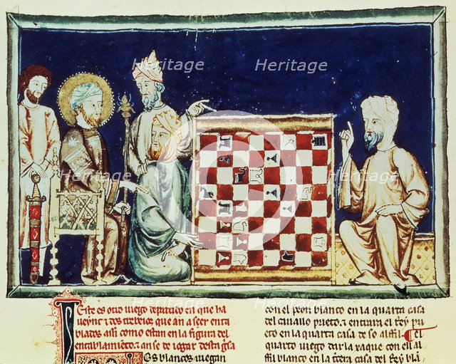 Libro de los juegos, ajedrez, dados y tablas' (Book of games, chess, dice and tables' by Alphonse…