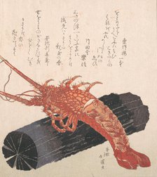 Lobster on a Piece of Charcoal. Creator: Totoya Hokkei.