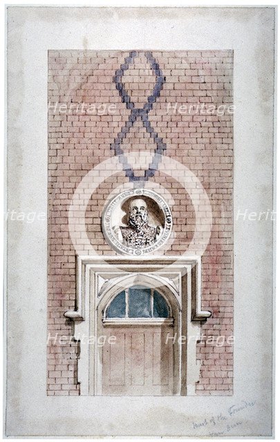 Van Dun Almshouses, Caxton Street, London, 1852.                           Artist: James Findlay