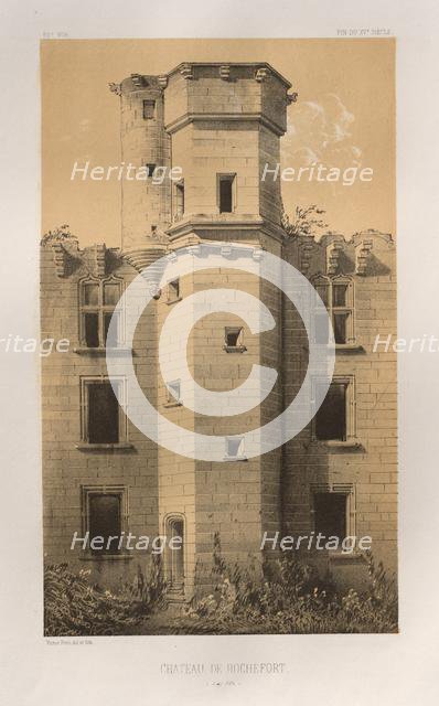 ...Pl. 69, Château de Rochefort (Côte dOr), 1860. Creator: Victor Petit (French, 1817-1874).