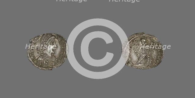 Coin Portraying Emperor Arcadius, 392-395. Creator: Unknown.