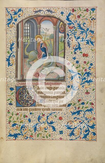Saint Margaret; Arenberg Hours, early 1460s. Creator: Willem Vrelant.