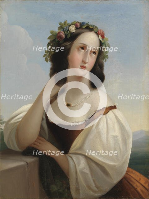 Portrait of a Young Woman. Creator: Berndt Godenhjelm.