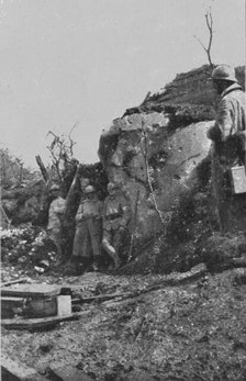 'La bataille de la Somme; Abri betonne allemand pres de la gare de Combles', 1916. Creator: Unknown.