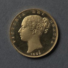 Sovereign , 1839. Creator: William Wyon (British).