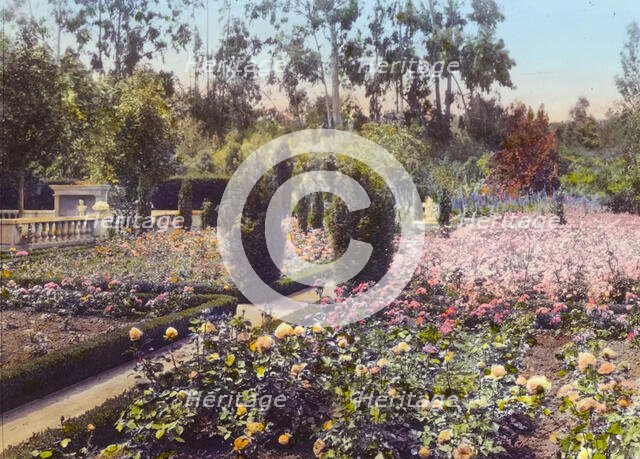 "Newmar," Senator George Almer Newhall house, 1761 Manor Drive, Hillsborough, California, 1917. Creator: Frances Benjamin Johnston.