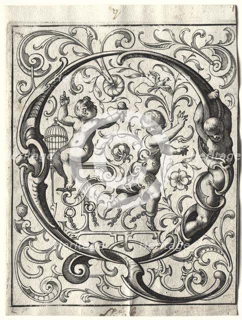 New ABC Booklet: Q, 1627. Creator: Lucas Kilian (German, 1579-1637).