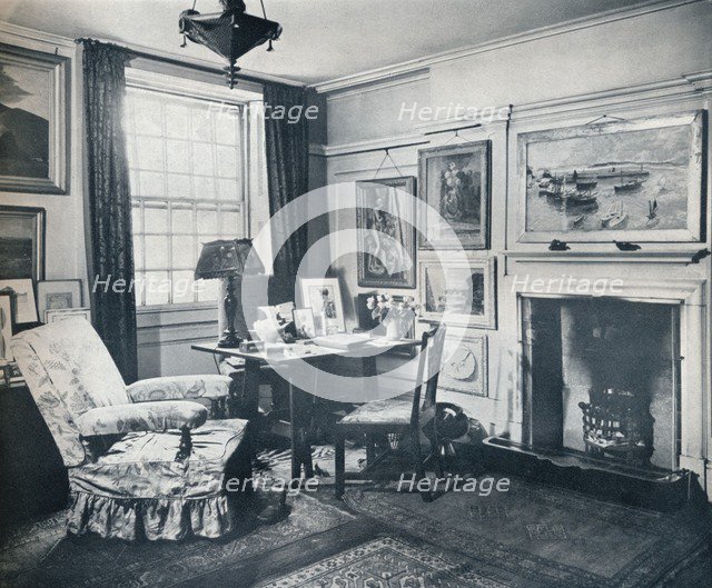 'Edward Marsh's living-room', c1934. Artist: Unknown.