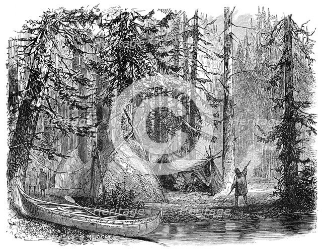 The Woods before the Emigrant, 1900. Artist: Unknown