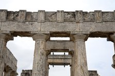The Temple of Aphaea, Aegina, Greece. Artist: Samuel Magal