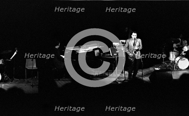 Stan Getz, Royal Festival Hall,  London, 1988.   Artist: Brian O'Connor.