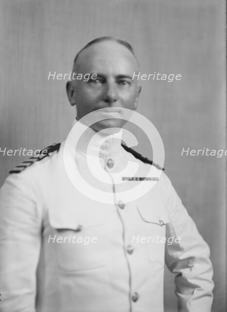 Captain Cyrus Miller, U.S.N., portrait photograph, 1918 Sept. 5. Creator: Arnold Genthe.