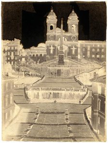 Spanish Steps, Rome, c. 1858. Creator: Gustave de Beaucorps.