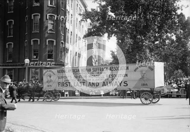 Woman Suffrage - Parade, May 1914, May 1914. Creator: Harris & Ewing.