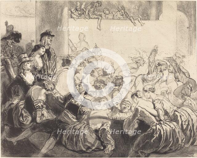 The Masked Ball. Creator: Paul Gavarni.