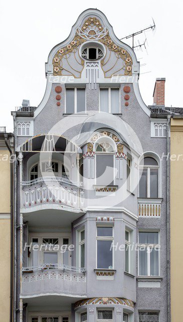 Jugenstil House, Graben 39, Weimar, Germany, (1904), 2018. Artist: Alan John Ainsworth.