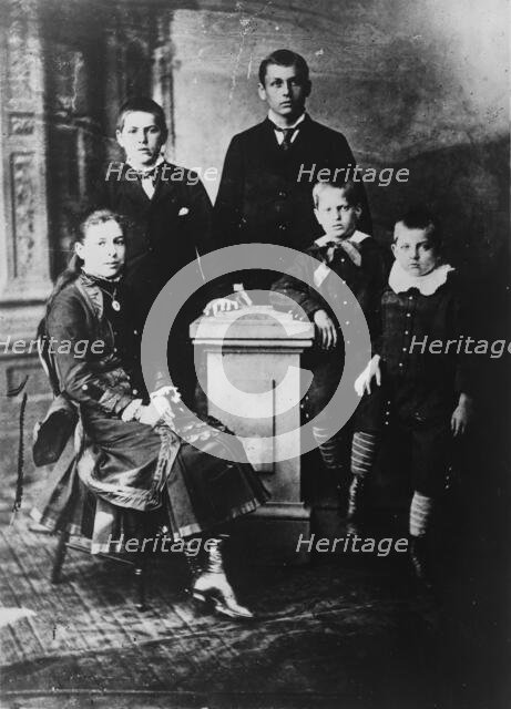 The Garfield children, c1881, printed later?. Creator: Mathew Brady.
