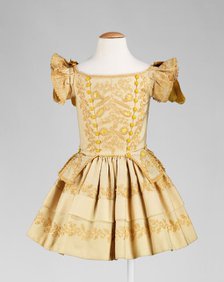 Dress, American, ca. 1855. Creator: Unknown.