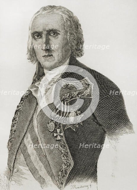 Jose de Urrutia y las Casas (1739-1803), Captain General of the Spanish Army, 1851. Creator: Martinez.