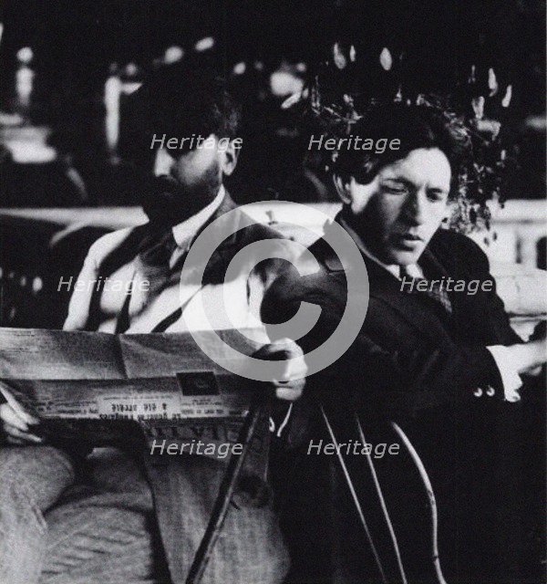 Léopold Zborowski (1889-1932) and Chaim Soutine (1893-1943), 1923.