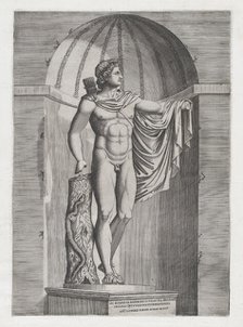 Speculum Romanae Magnificentiae: Apollo Belvedere, 1552., 1552. Creator: Unknown.