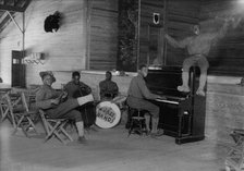US Army Jazz Band, Camp Upton, 27 May 1918. Creator: Bain News Service.