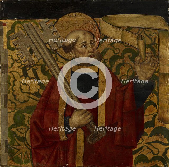 St. Peter, 1425-1492. Creator: Nuno Goncalves.