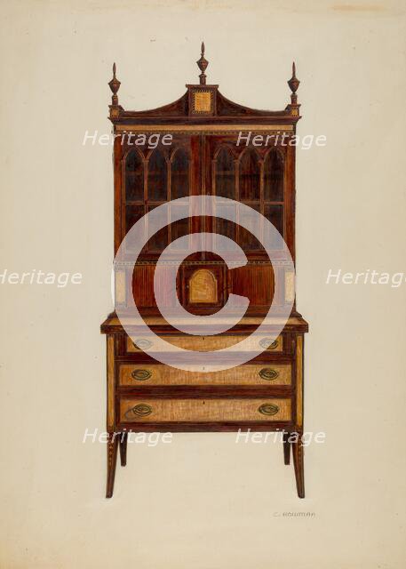 Desk, c. 1939. Creator: Charles Bowman.