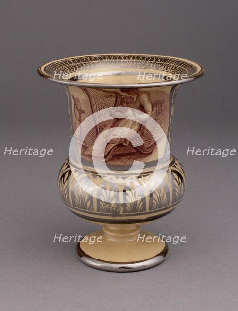 Vase, Leeds, c. 1820. Creator: Unknown.