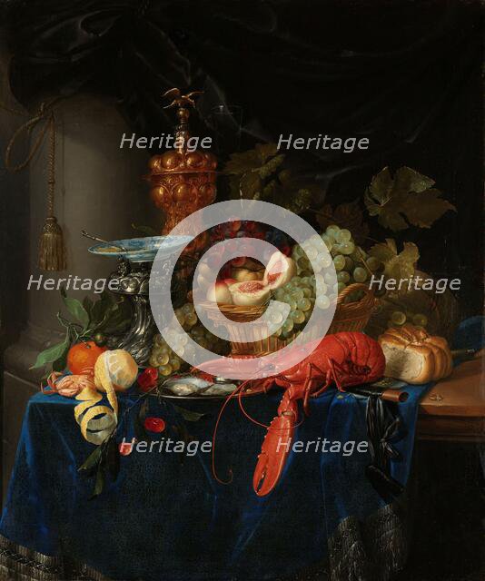 Still Life with Golden Goblet, 1640-1660. Creator: Pieter de Ring.