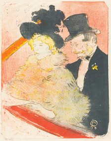 At the Concert (Au concert), 1898. Creator: Henri de Toulouse-Lautrec.