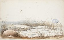 Spring beach, 1850. Creator: Magnus von Wright.