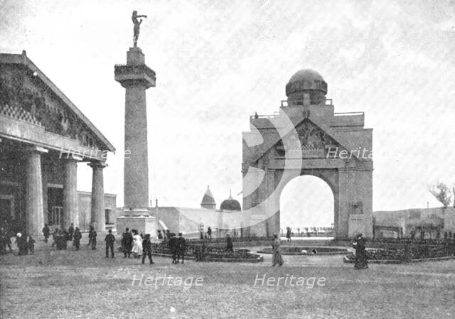 The White City on the Seashore: the Danish National Exhibition - Hall of Industry, 1909. Creator: Hermansen.
