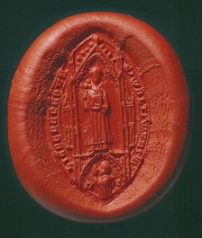 Seal impression: Archdeacon of Carmarthen, 1902. Creator: Unknown.