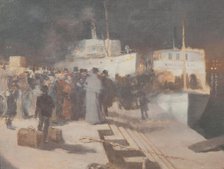 The Departure of the Ship, late 19th-early 20th century. Creator: William Blair Bruce.