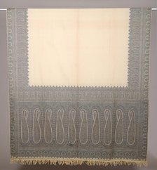 Shawl, Scottish, 1850-59. Creator: Unknown.