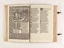 The Kelmscott Chaucer - The Works of Geoffrey Chaucer Now Newly Imprinted, 1896. Creator: Sir Edward Coley Burne-Jones.