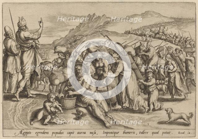 The Exodus from Egypt, 1585. Creator: Johann Sadeler I.